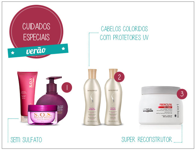 Projeto verão: cabelos bem cuidados sempre