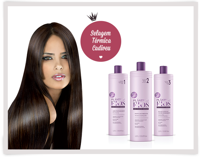 Selagem Térmica Cadiveu em 3 passos Selagem Térmica Cadiveu em 3 passos