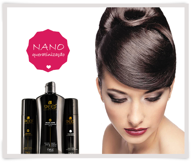 Nanoqueratinização da Doux Clair Speed Ker deixa seus cabelos mais saudáveis e brilhantes em três etapas