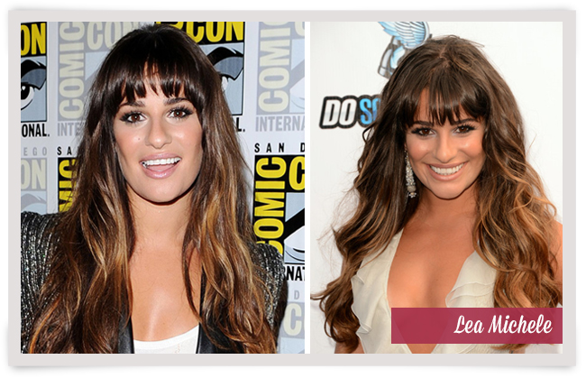 Inspire-se nas franjas das famosas