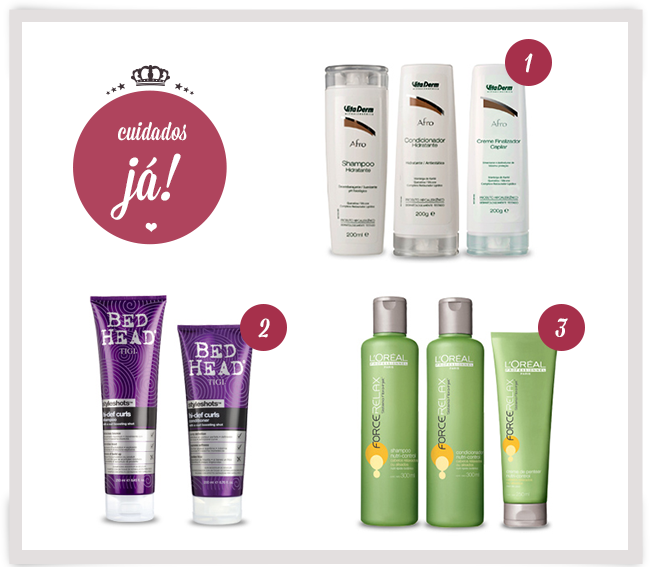 Rotina de cuidados: cabelos crespos Rotina de cuidados: cabelos crespos