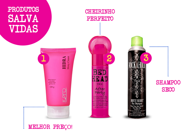 Salva vidas: os produtos que vão deixar seus cabelos lindos, mesmo sem lavar