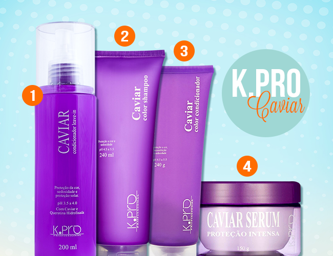 Cabelos coloridos e danificados? Conheça a linha K.Pro Caviar