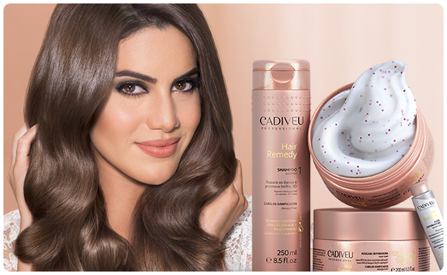 Cadiveu Hair Remedy: reparação de 80% dos danos capilares na primeira aplicação