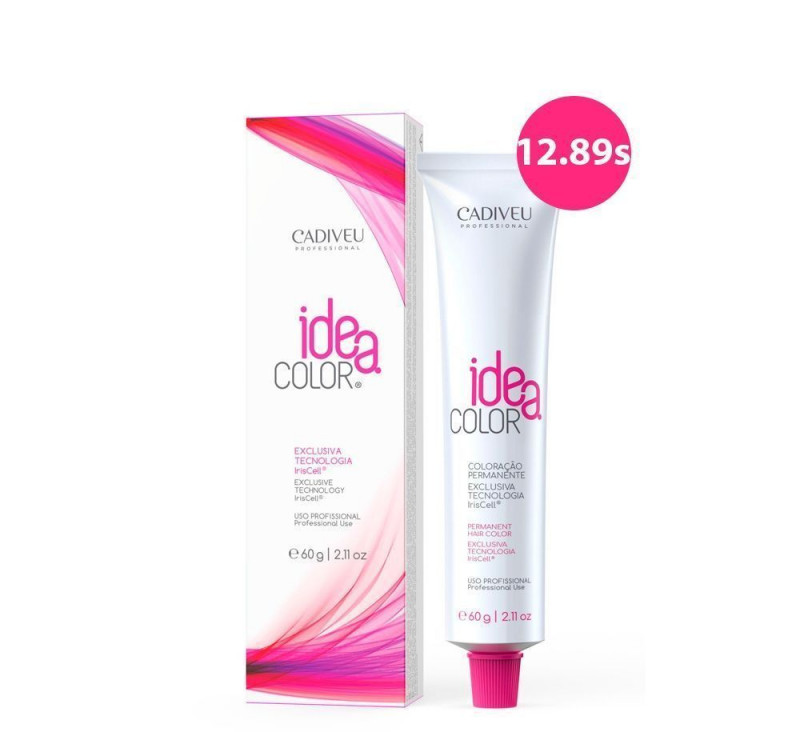Cadiveu Idea Color 12.89S Louro Ultra Claro Pérola 60g