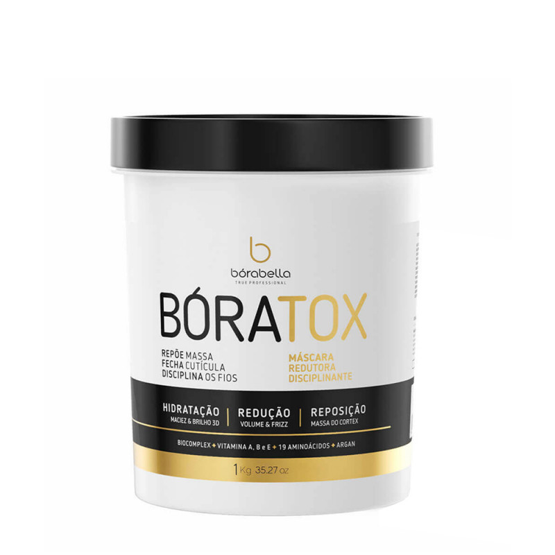 Borabella Boratox Orgânico Máscara Capilar Hidratante 1Kg
