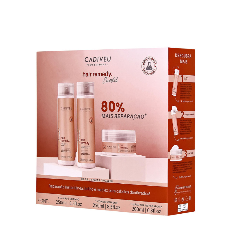 Cadiveu Essentials Hair Remedy Home Care (3 Produtos)