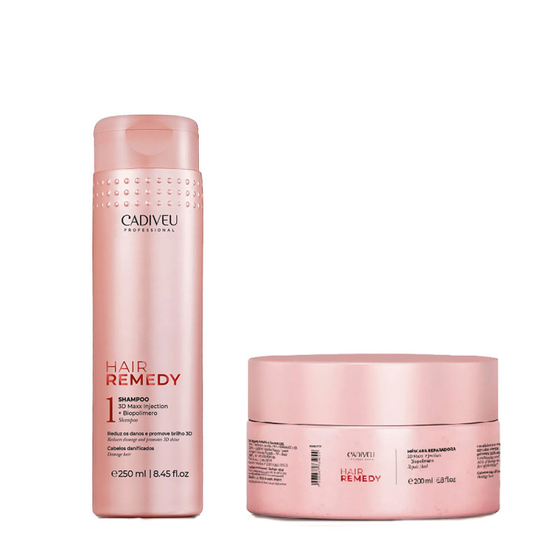 Cadiveu Hair Remedy Kit Promocional Shampoo e Máscara