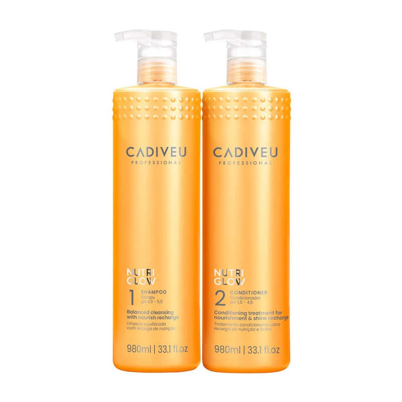 Cadiveu Professional Nutri Glow Kit Shampoo e Condicionador Profissional