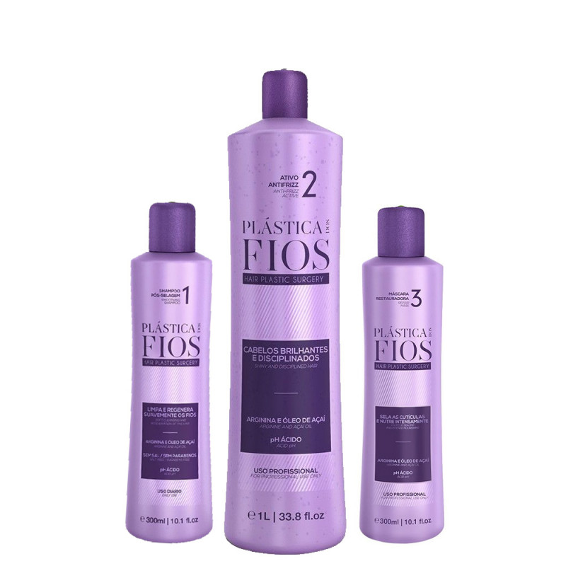 Kit Cadiveu Professional Plástica dos Fios (1L 2x 300ml)