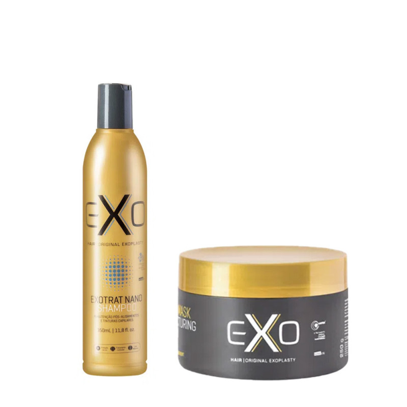 Exo Hair Exotrat Kit Promocional Shampoo e Máscara Nutritiva