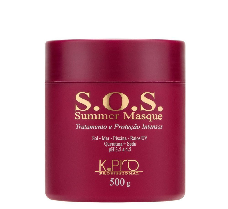 K.Pro S.O.S. Summer Masque Tratamento e Proteção 500g (Val. 10/23)