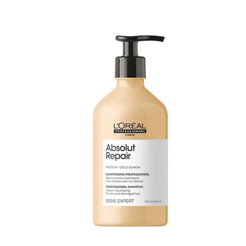 L'Oréal Absolut Repair Gold Quinoa Shampoo 500ml