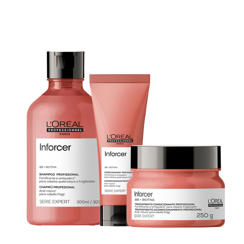 L'Oréal Inforcer Kit Tratamento Manutenção (3 produtos)