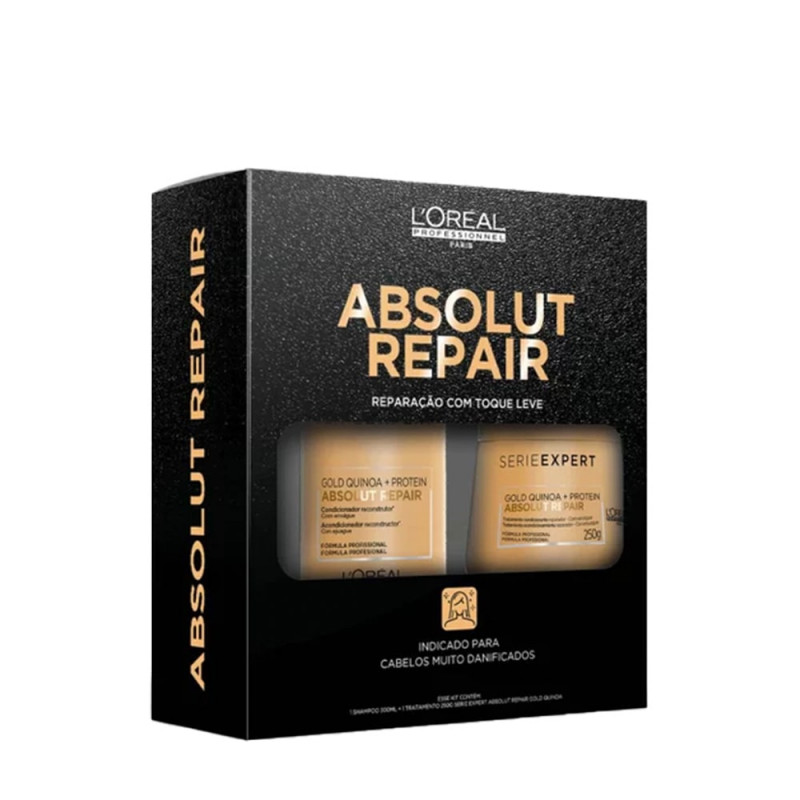 L'Oréal Absolut Repair Gold Quinoa Kit Cuidados Profissional