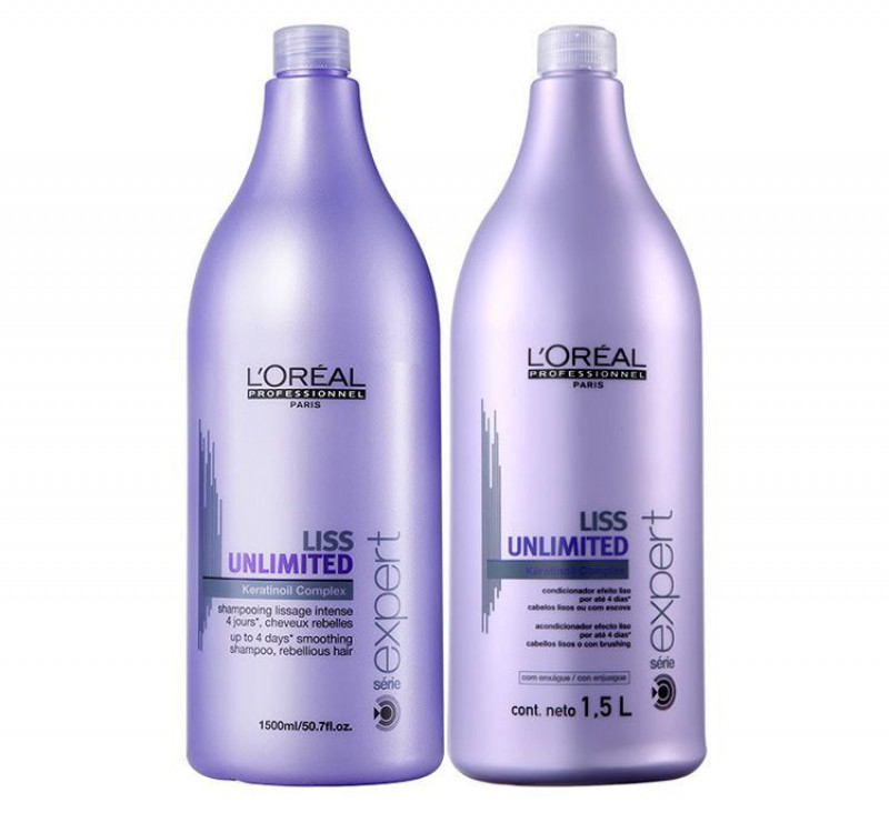 L'Oréal Liss Unlimited Kit Duo Profissional (2x1,5L)