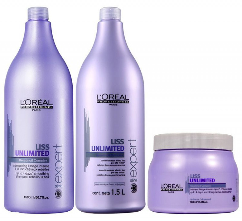 L'Oréal Liss Unlimited Kit Tratamento Profissional