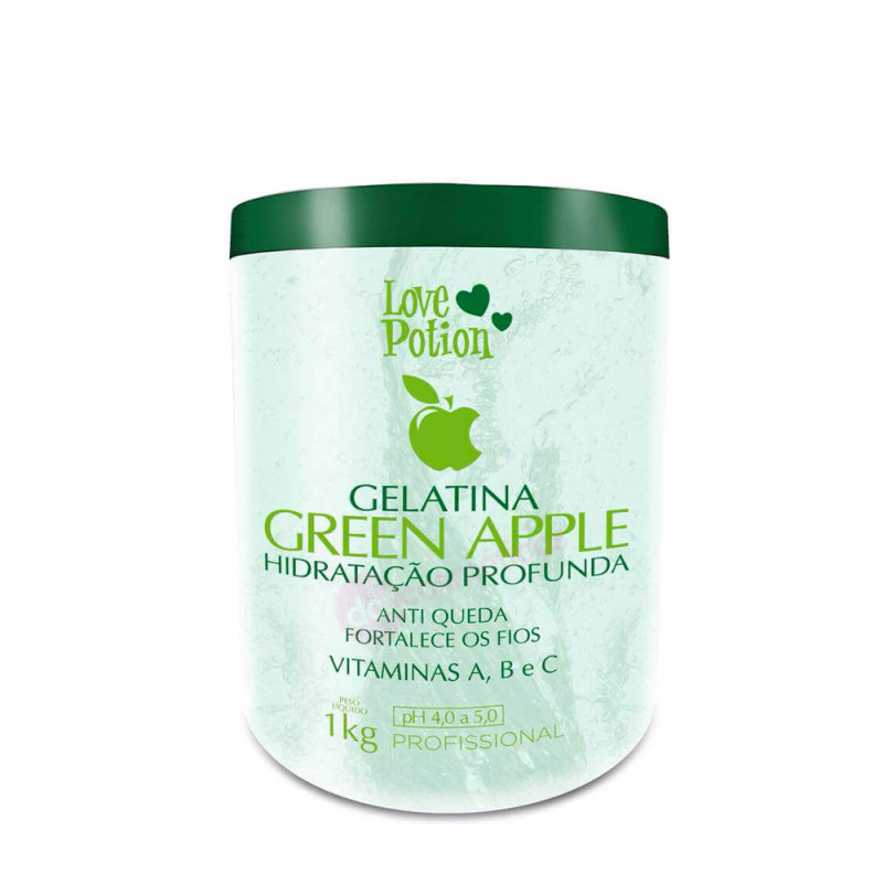 Love Potion Gelatina Capilar Green Apple 1Kg