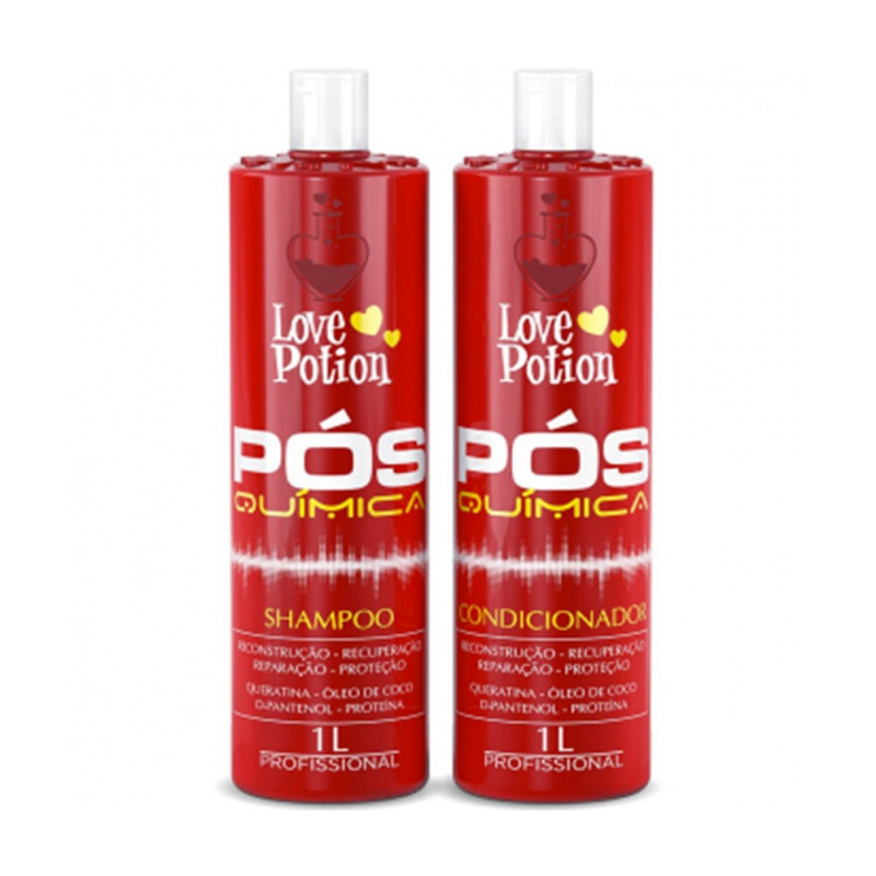 Love Potion Pós Química Kit Shampoo e Condicionador (2x1L) 