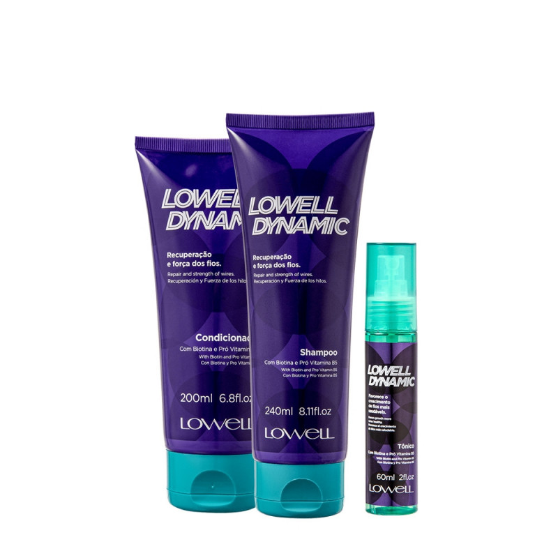 Lowell Dynamic Kit Tratamento (3 produtos)