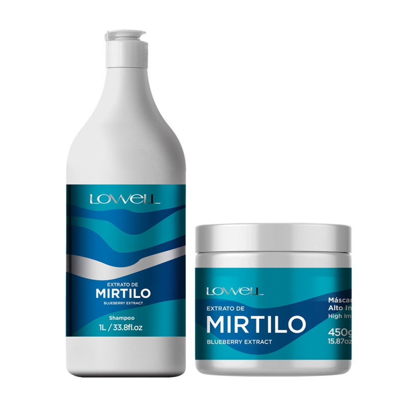 Lowell Extrato de Mirtilo Kit Tratamento Profissional (2 produtos)