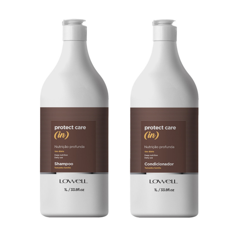 Lowell Protect Care In Kit Shampoo e Condicionador Profissional 