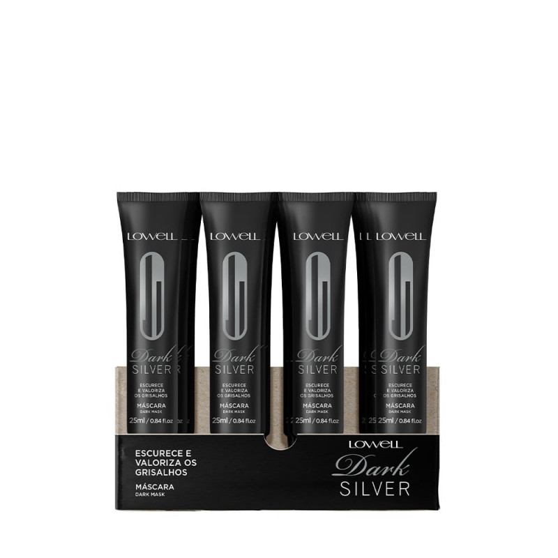Lowell Silver Slim Máscara Dark Display (12x25ml)