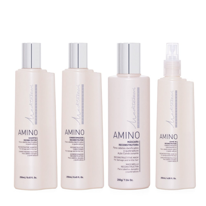 Mediterrani Amino Kit Tratamento Completo (4 produtos)