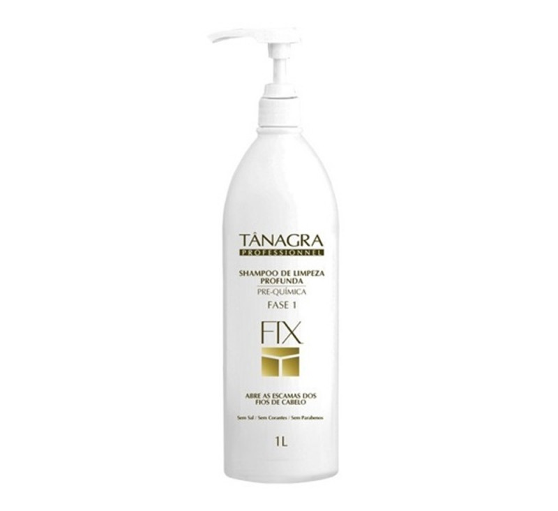 Tânagra Fix Pré-Química Fase 1 Shampoo Limpeza Profunda 1L