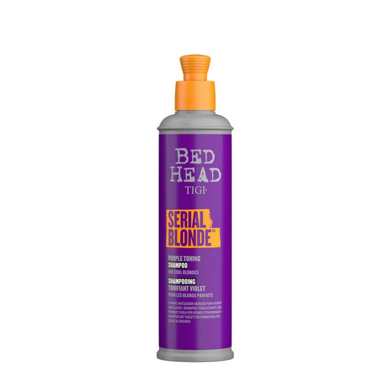 TIGI Bed Head Serial Blonde Purple Toning Shampoo Matizador 400ml