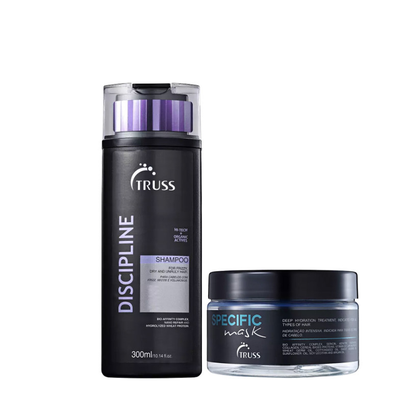 Truss Kit Discipline Shampoo 300ml + Máscara Specific 180g