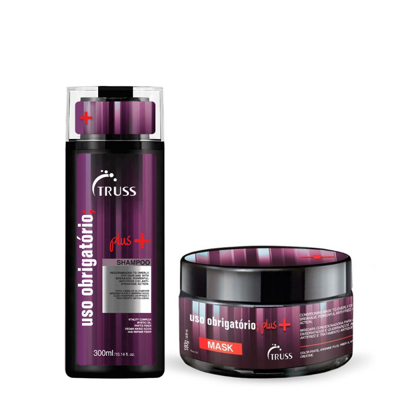 Truss Uso Obrigatório Plus Kit Shampoo e Máscara