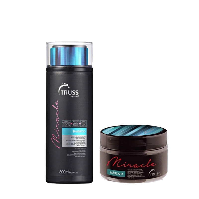 Truss Kit Miracle Shampoo 300ml + Máscara 180g