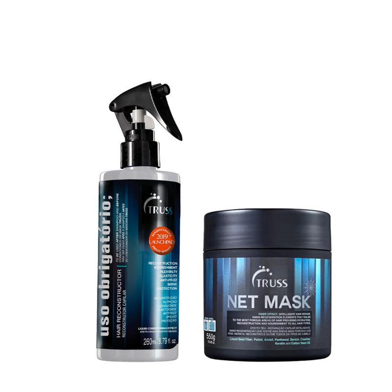 Truss Kit Net Mask 550g + Uso Obrigatório 260ml