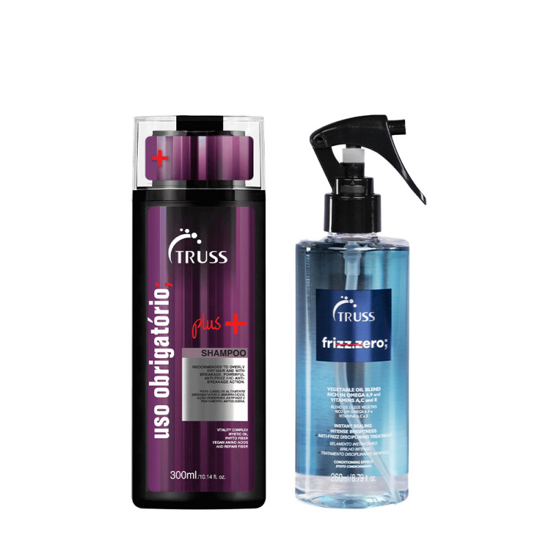 Truss Kit Obrigatório Plus Shampoo 300ml + Frizz Zero 260ml