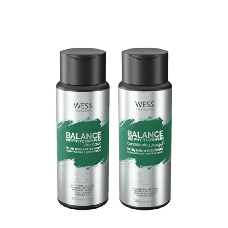 Wess Balance Kit Shampoo e Máscara Condicionadora 