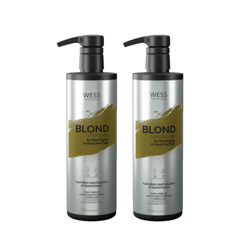 Wess Blond Kit Shampoo e Condicionador Profissional