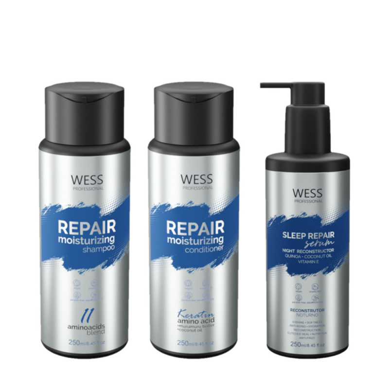 Wess Repair Kit Shampoo Condicionador e Sleep Repair