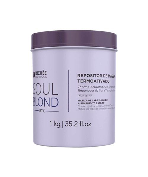 Richée Professional Soul Blond - Repositor de Massa Termo Ativado 1000g