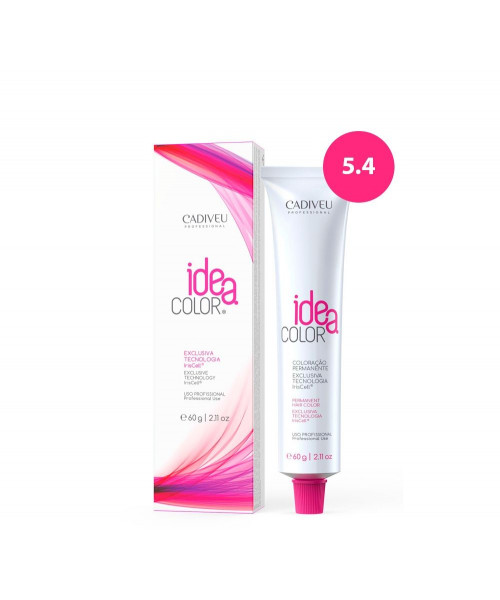 Cadiveu Idea Color 5.4 Castanho Claro Acobreado 60g