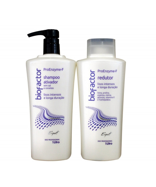 Doctor Hair Biofactor ProEnzyme-F Escova Progressiva Kit Profissional (2x1L) (Val. 04/23)