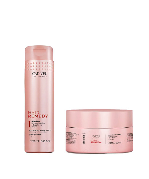 Cadiveu Hair Remedy Kit Promocional Shampoo e Máscara