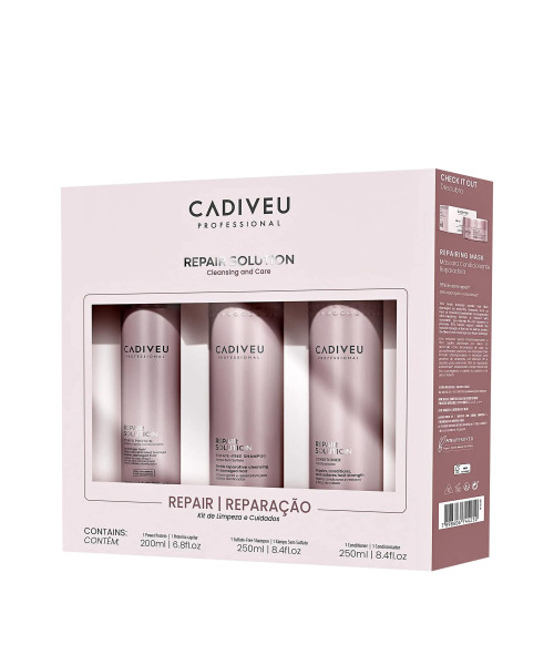 Cadiveu Repair Solution Kit Cuidados Limpeza