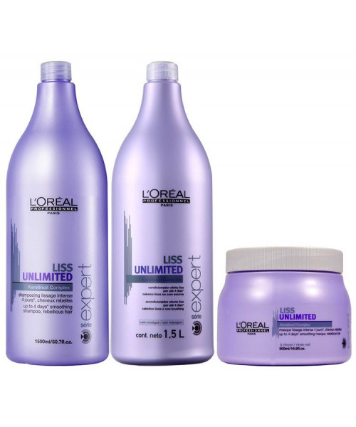 L'Oréal Liss Unlimited Kit Tratamento Profissional