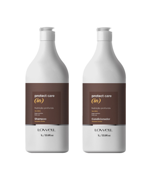 Lowell Protect Care In Kit Shampoo e Condicionador Profissional
