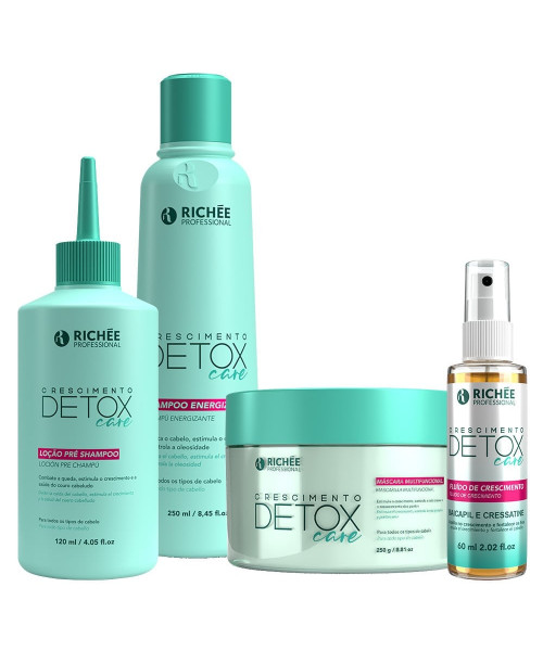 Richée Detox Care Kit Tratamento Completo (4 produtos)